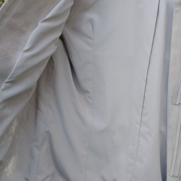 Intermix Suede Fringe Jacket Size Small EUC - Picture 12 of 12